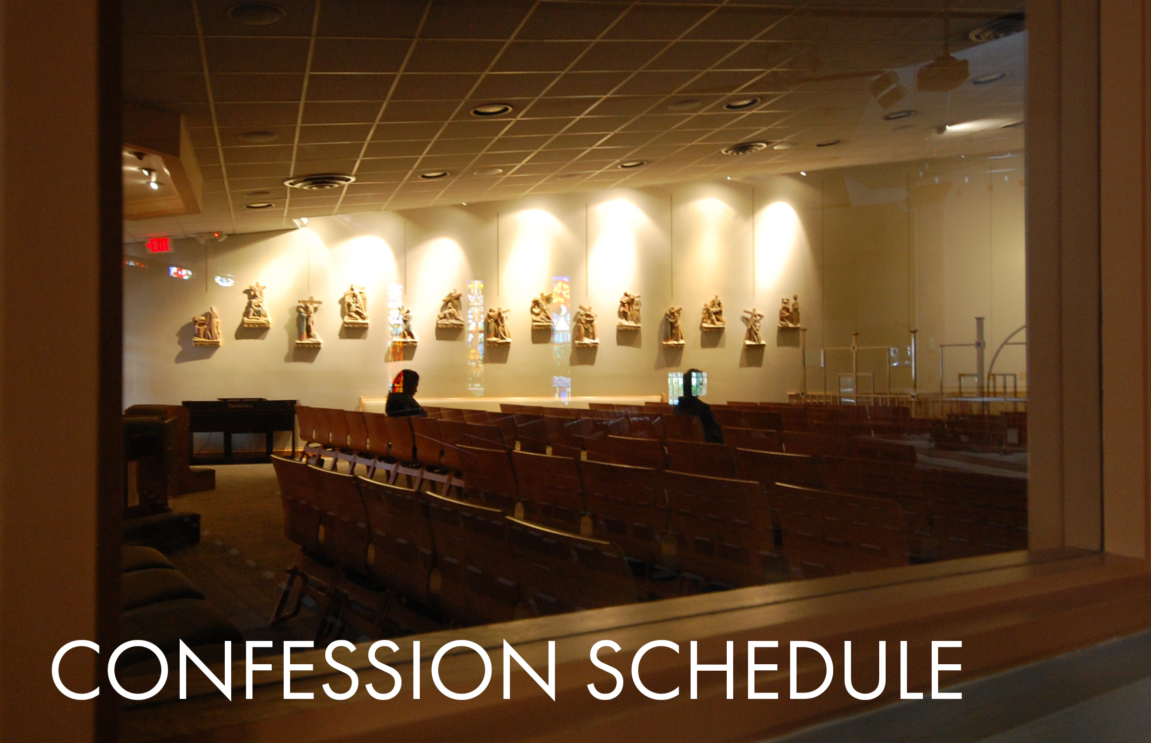 Confession Schedule image